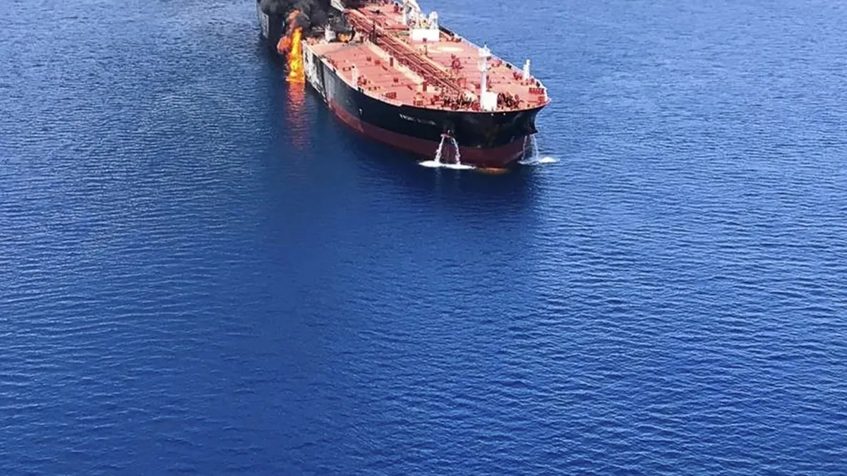 દુબઈ બંદર નજીક ઈરાને કુવૈતી તેલ ટેન્કર પર હુમલો કર્યો