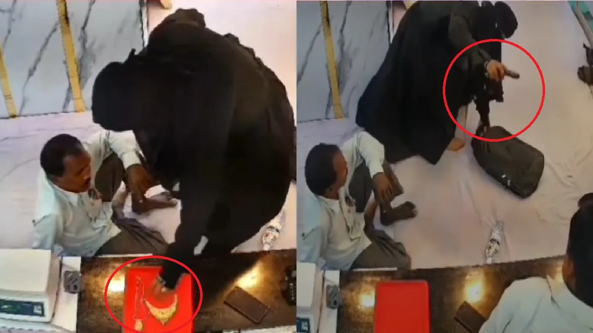 અયોધ્યામાં બુરખો પહેરેલી મહિલા લૂંટારુએ ધોળા દિવસે બંદૂકની અણીએ સોનાના દાગીના લૂંટ્યા