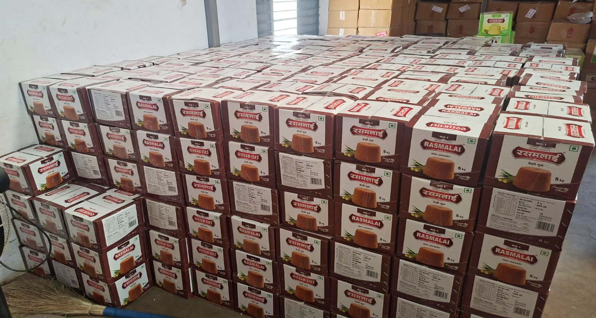 મહેસાણામાં રસમલાઈ અને પોપટછાપ ગોળમાં કલરની ભેળસેળ : પરીક્ષણમાં બંન્નેય નમૂના ફેલ