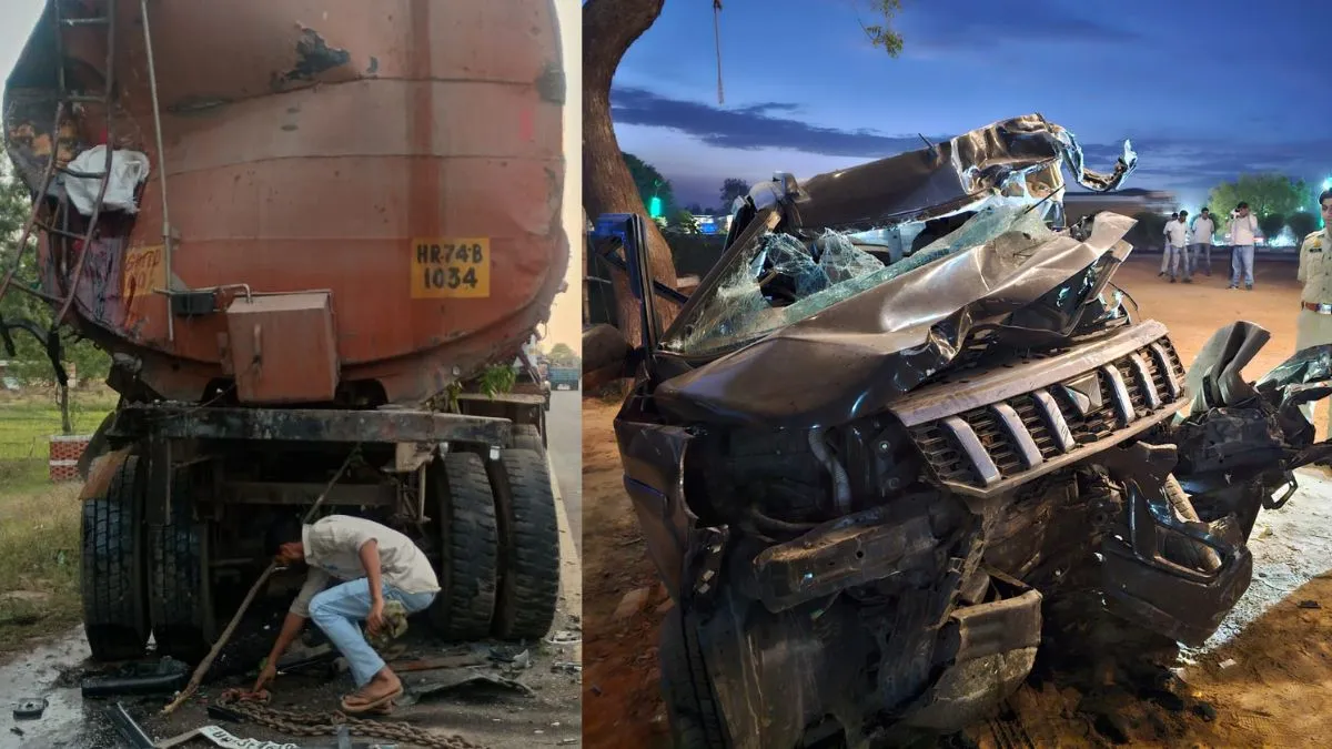 બરેલીમાં દુ:ખદ અકસ્માત: બોલેરો પાછળથી પાર્ક કરેલા ટેન્કર સાથે અથડાઈ, 5 લોકોના મોત, અનેક ઘાયલ