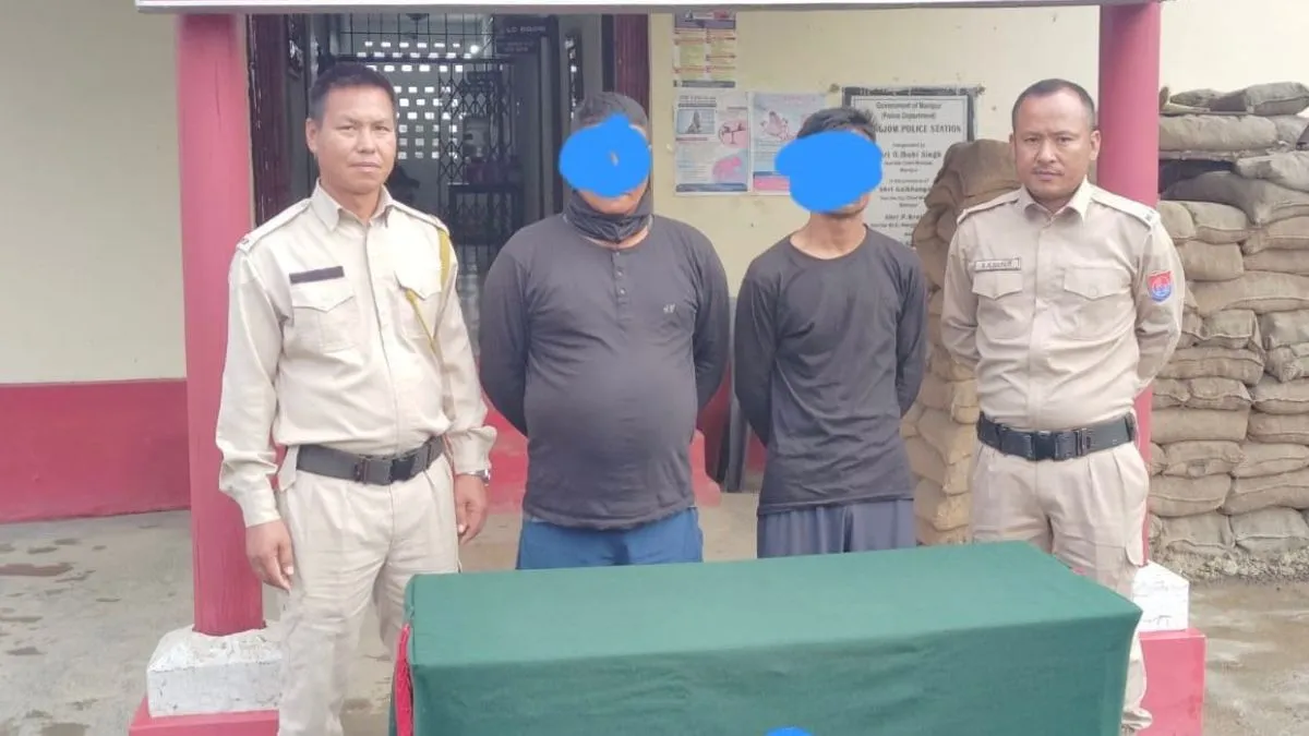 મણિપુરમાં બે આતંકવાદીઓની ધરપકડ