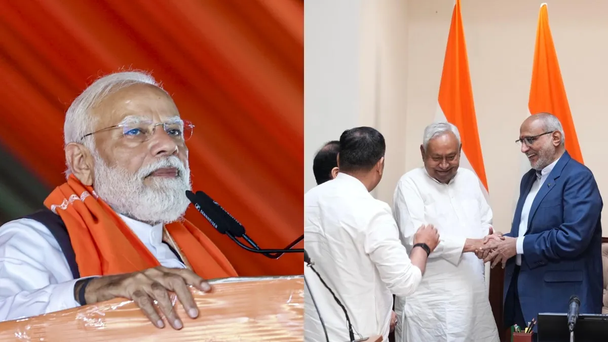 નીતિશ કુમારે રાજ્યસભાના સભ્ય તરીકે શપથ લીધા બાદ પીએમ મોદીએ એક ખાસ ટ્વિટ કર્યું