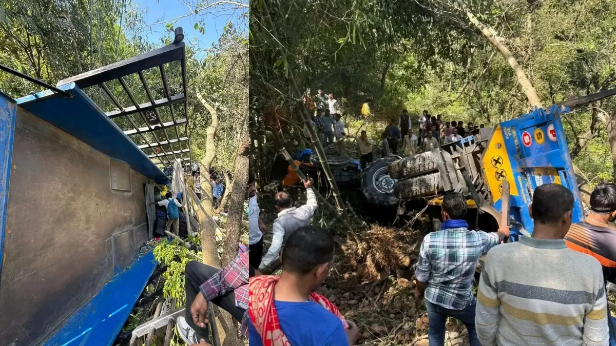 હિમાચલના કાંગડામાં ભયાનક અકસ્માત, ટ્રેક્ટર ટ્રોલી 100 ફૂટ ઊંડી ખીણમાં પડી, 3 લોકોના મોત, 13 ઘાયલ