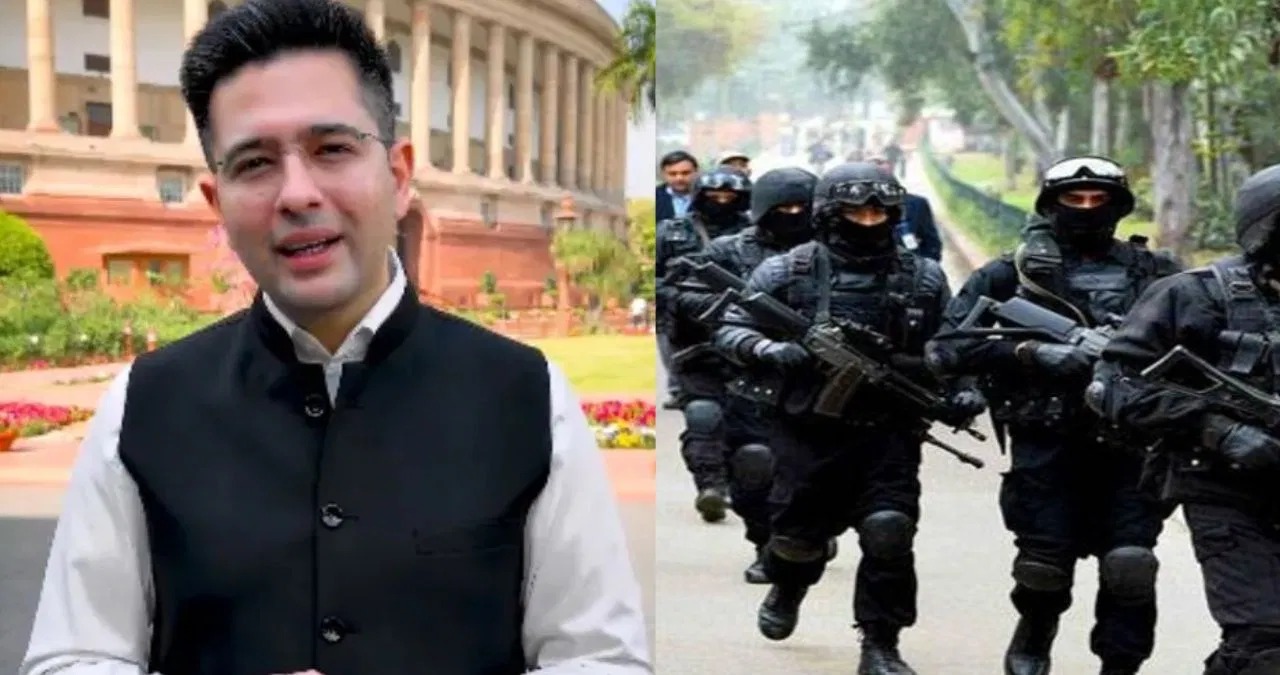 આપ સાંસદ મિત્તલના નિવાસસ્થાને EDના દરોડા બાદ, રાઘવ ચઢ્ઢા સામે કાર્યવાહી કરવામાં આવી હતી; પંજાબ સરકારે તેમની Z+ સુરક્ષા પાછી ખેંચી