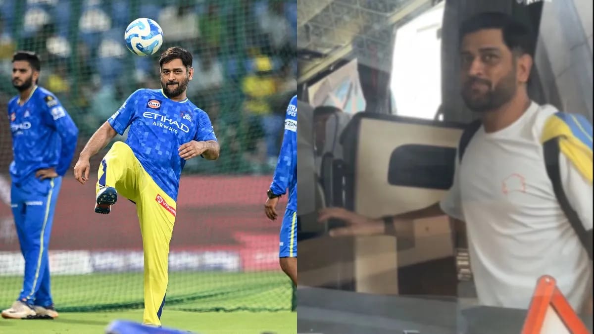 MS ધોની સીએસકે સાથે હૈદરાબાદ જવા રવાના, શું તે SRH સામે રમશે?