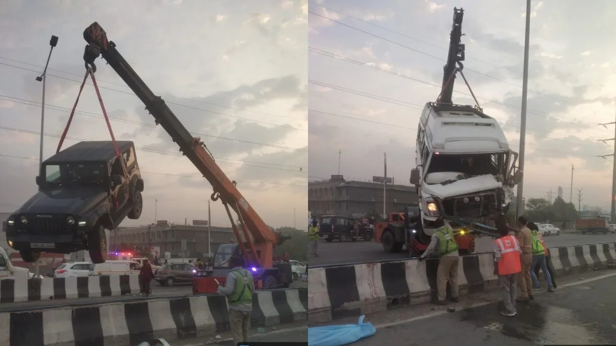 દિલ્હી મેરઠ એક્સપ્રેસ વે પર દુ:ખદ અકસ્માત, ટેમ્પો ટ્રાવેલરે ત્રણ યુવાનોને કચડી નાખ્યા