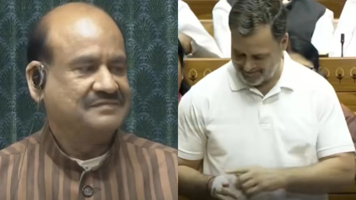 ઓમ બિરલાએ લોકસભામાં પૂછ્યું, 'તમારા હાથમાં શું થયું?' જાણો પાટો બાંધેલા રાહુલ ગાંધીએ શું કહ્યુ...