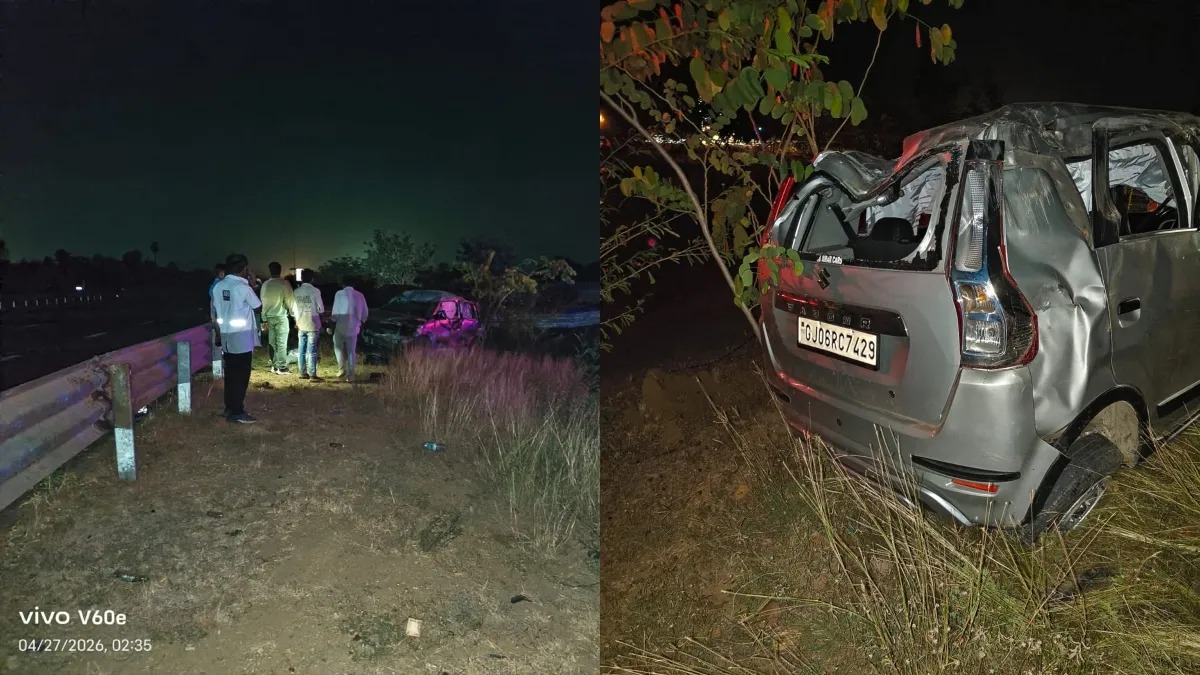 દિલ્હી-મુંબઈ એક્સપ્રેસ વે કોરિડોર પર ટ્રાયલ રન દરમિયાન મોટો અકસ્માત, એક જ પરિવારના 4 લોકોના મોત