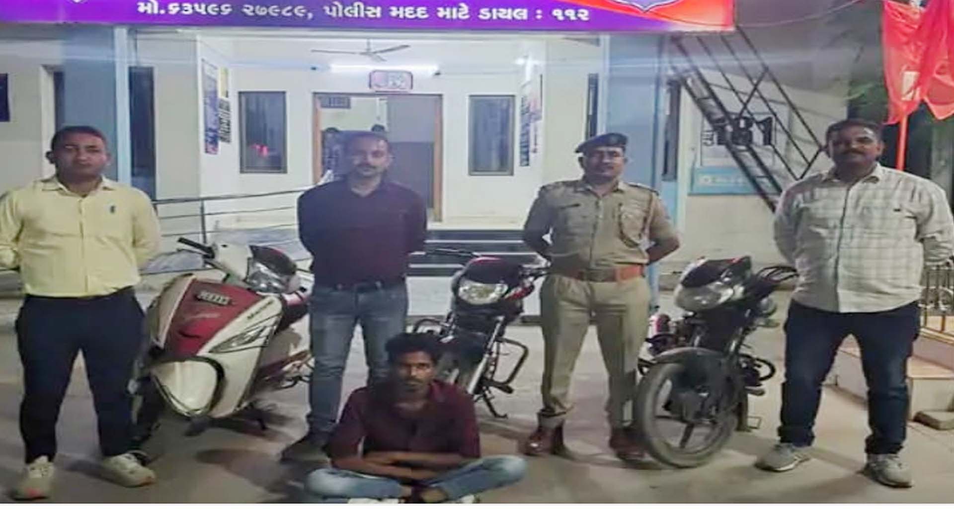 ડીસા પોલીસની સફળતા: બાઇક ચોરીના ગુનાનો પર્દાફાશ, આરોપીની અટકાયત