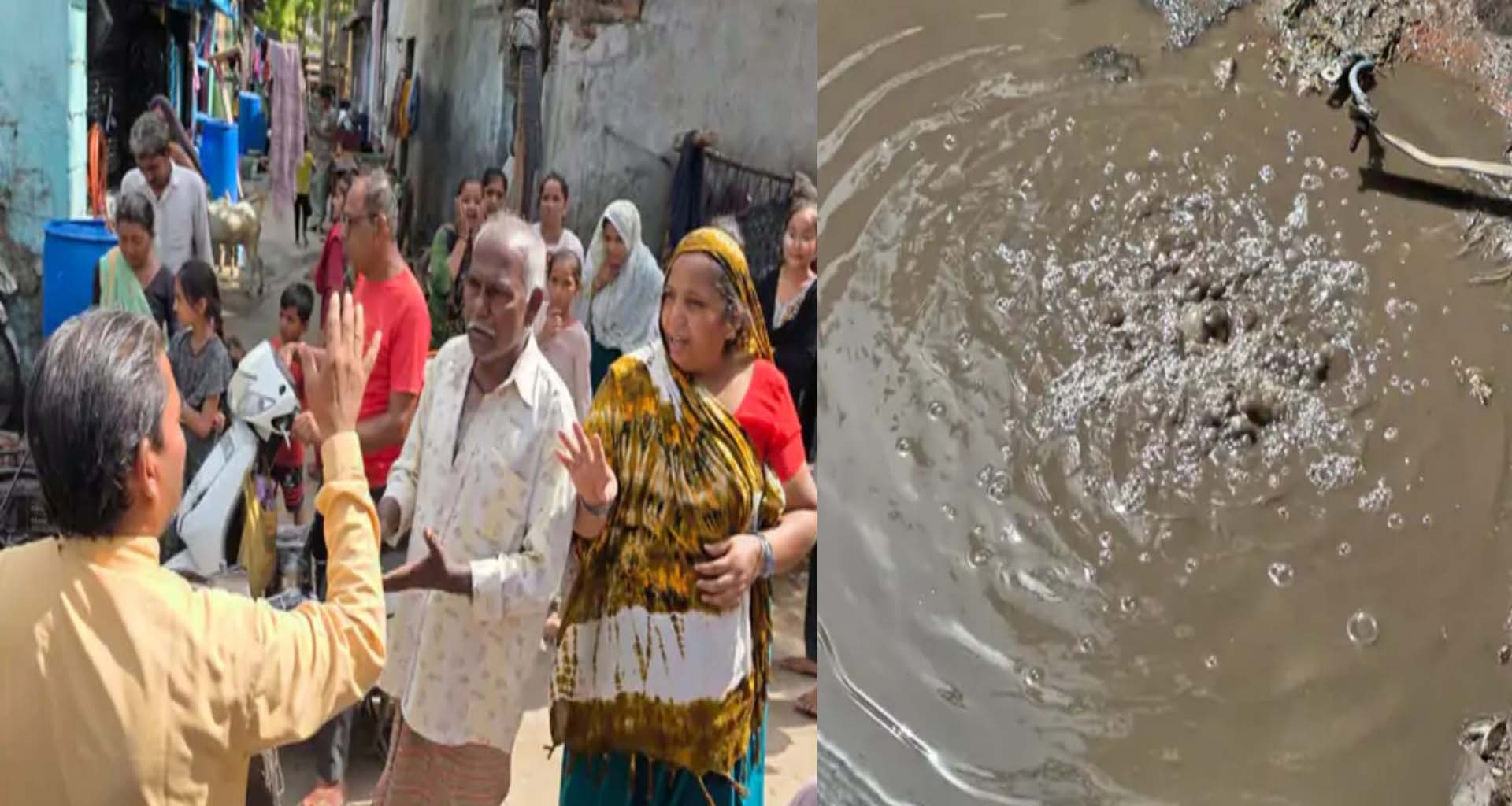 પાટણના વોર્ડ-૯ માં ભૂગર્ભ ગટરના દુષિત પાણી ફરી વળતા રોગચાળાની ભીંતિ