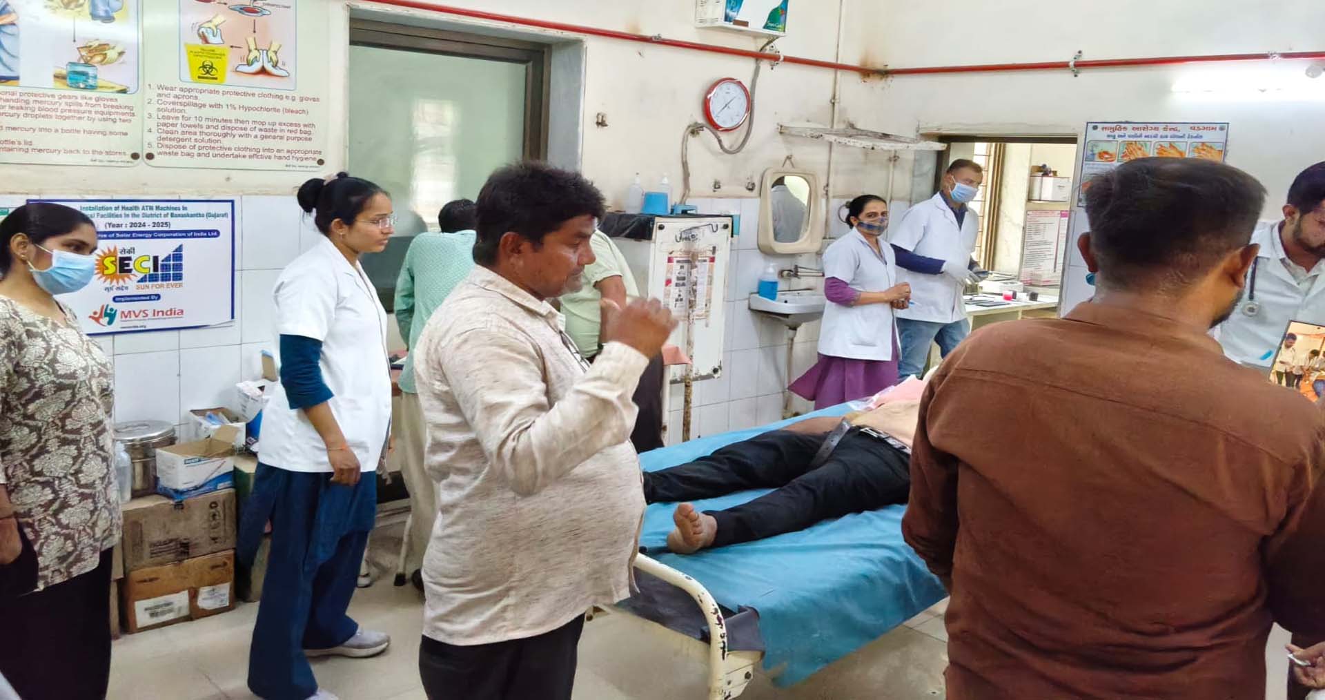 બનાસકાંઠા જિલ્લા આરોગ્ય વિભાગ દ્વારા જિલ્લા કક્ષાની મોકડીલ યોજાઈ