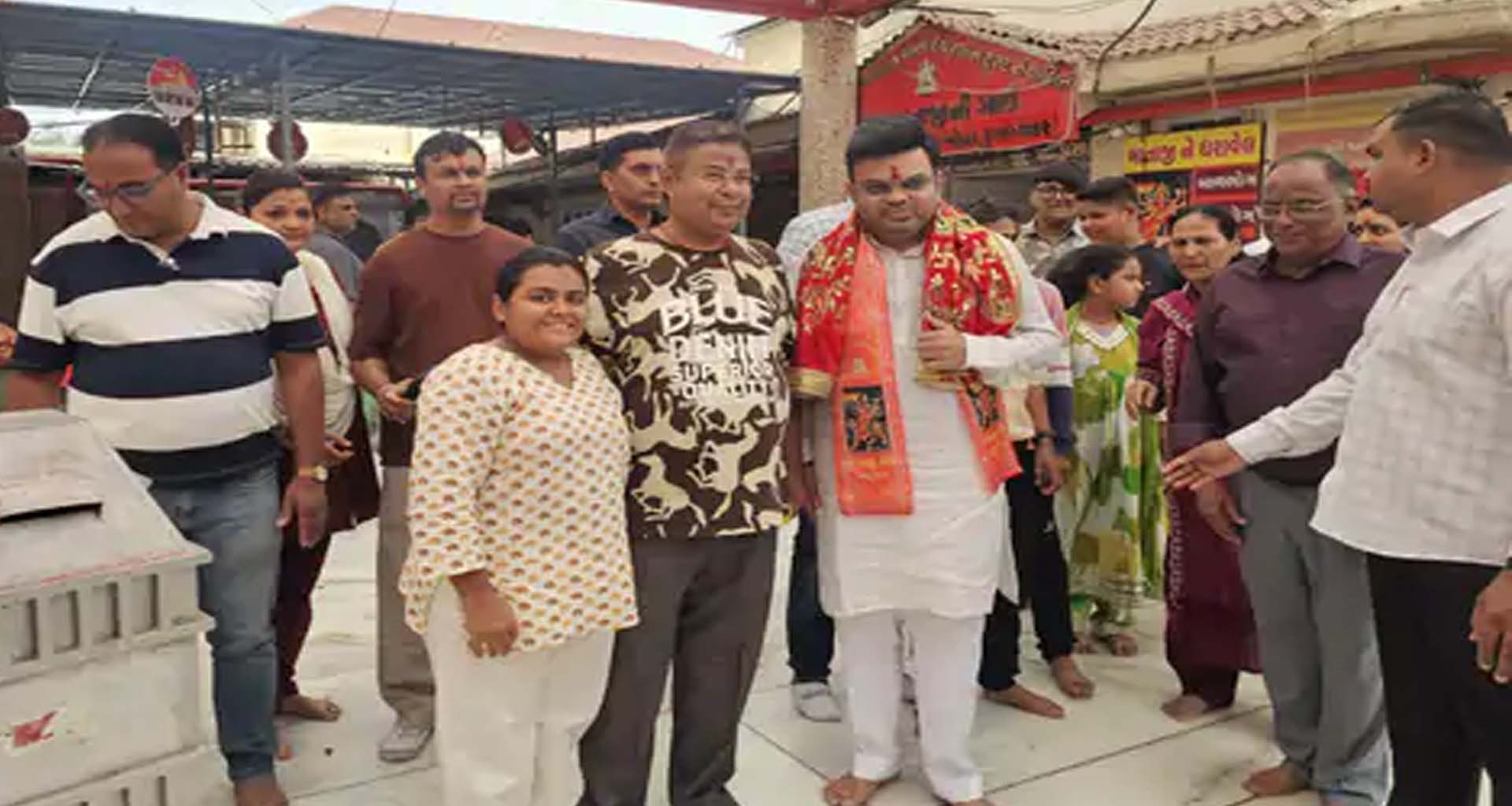 અંબાજીમાં ICC ચેરમેન જય શાહ: માં અંબેના દરબારમાં શીશ ઝુકાવ્યું