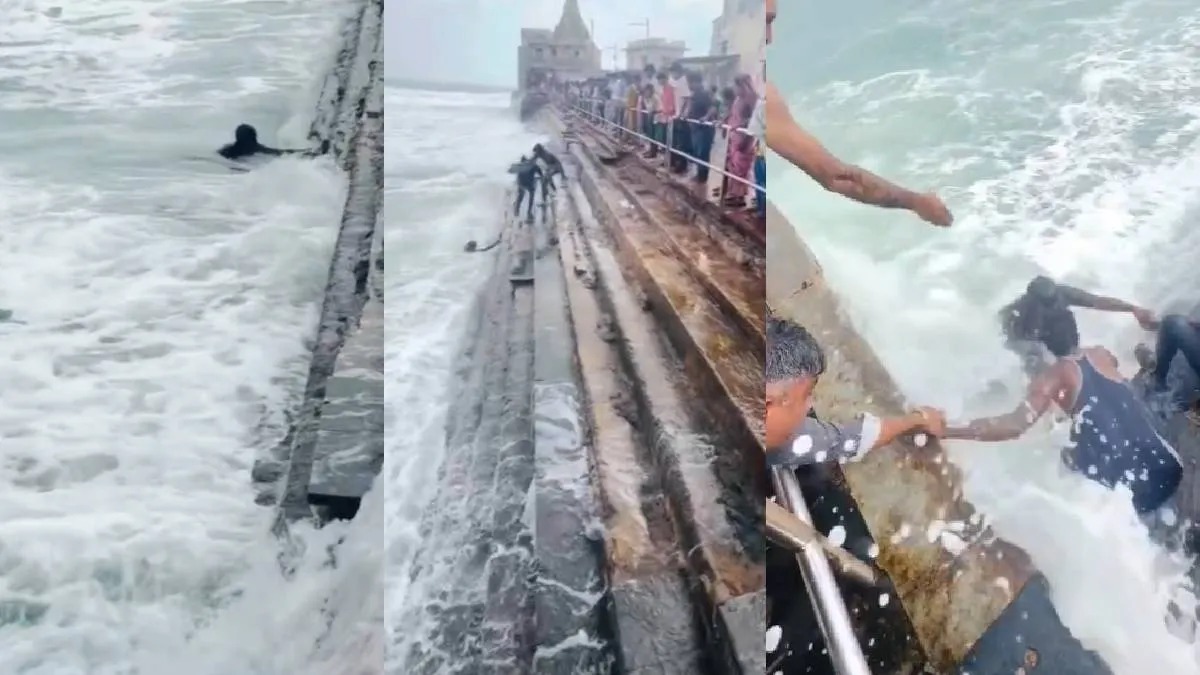 ગોમતી નદીમાં ડૂબતા વૃદ્ધને બચાવ્યો, વીડિયો વાયરલ