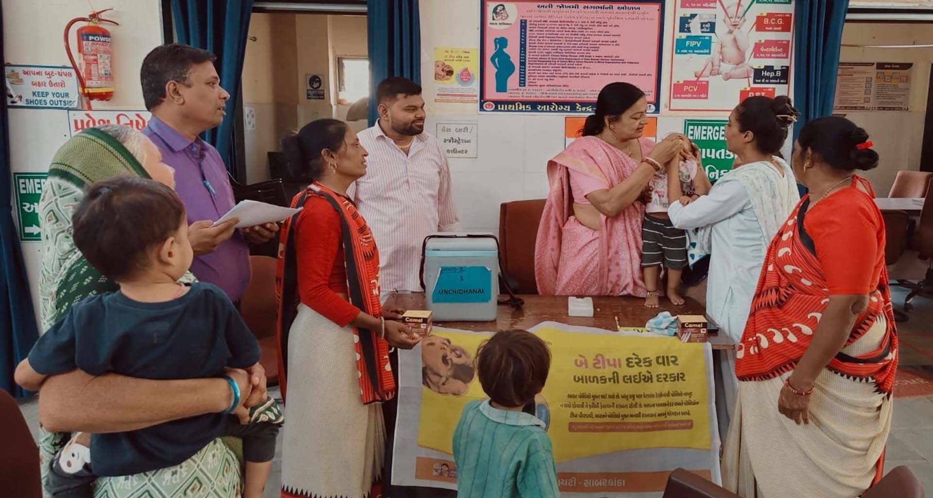 સાબરકાંઠામાં જિલ્લા કલેક્ટરની પ્રેરક ઉપસ્થિતિમાં બાળ લકવા નાબૂદી અભિયાનનો પ્રારંભ કરાયો
