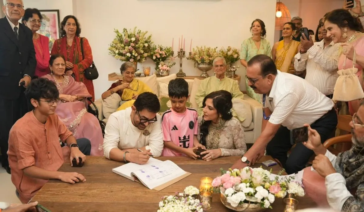આમિર ખાન અને ગૌરી સ્પ્રેટ જીવનસાથી બન્યા