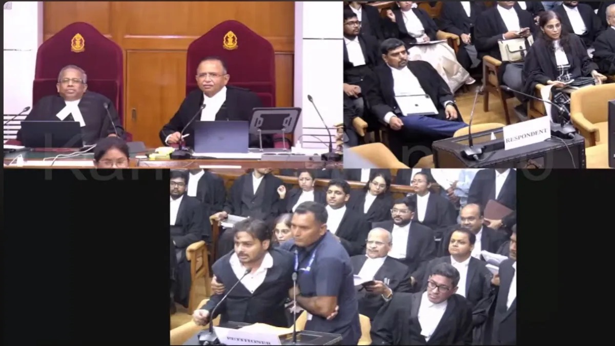 ચાલુ કોર્ટમાં હોબાળો, વકીલે CJI ને ગાળો ભાંડી