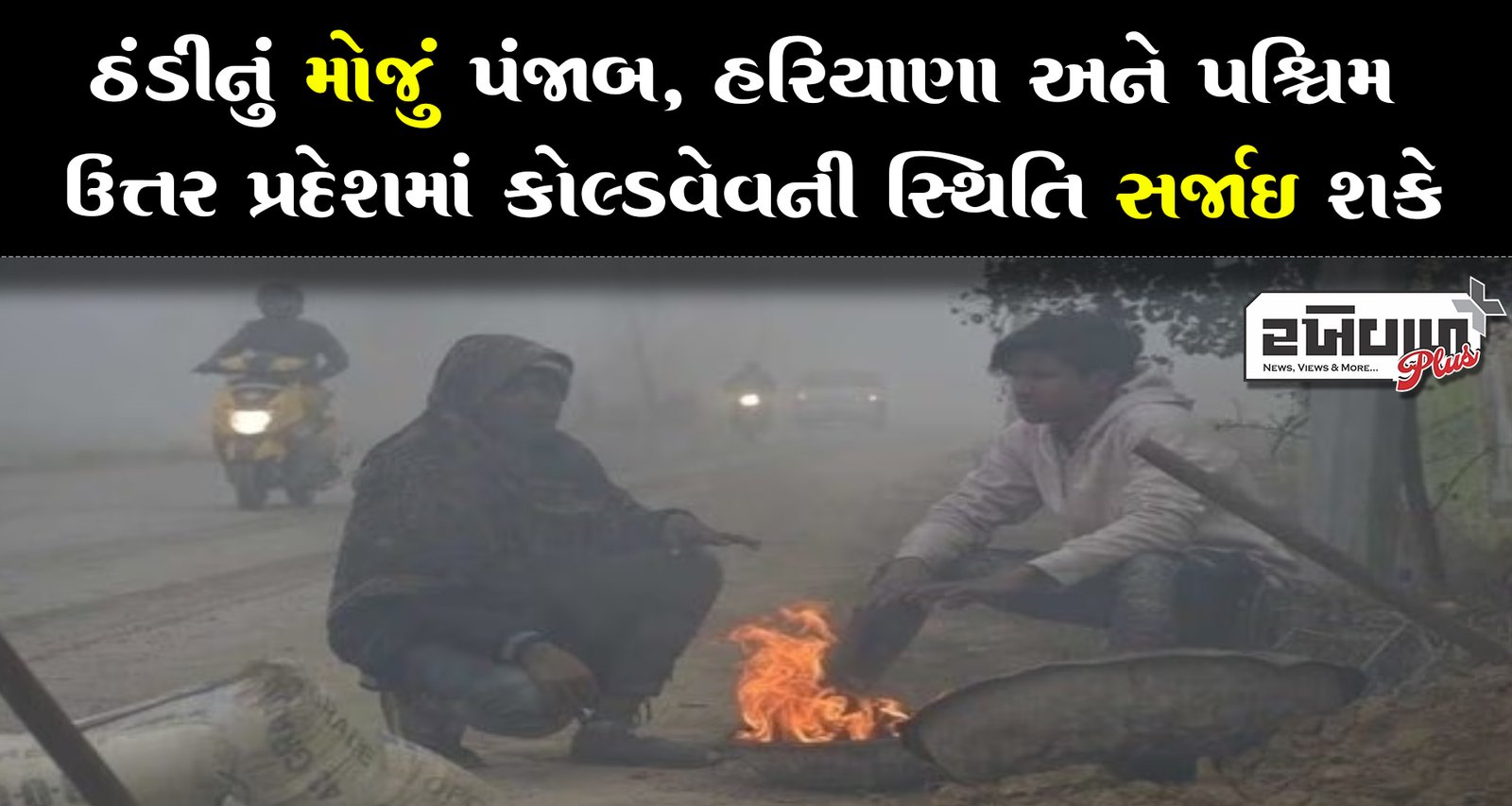 ઠંડીનું મોજું પંજાબ, હરિયાણા અને પશ્ચિમ ઉત્તર પ્રદેશમાં કોલ્ડવેવની સ્થિતિ સર્જાઈ શકે