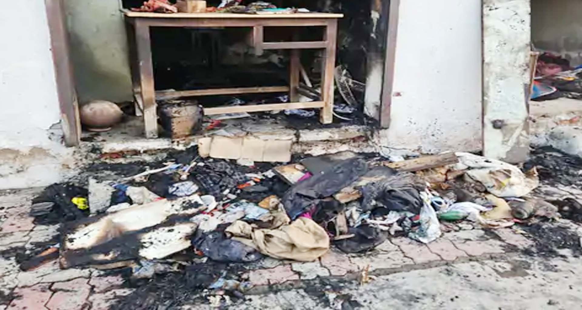 હિંમતનગરમાં વોશિંગની દુકાનમાં આગ : સરસામાન બળીને ખાખ