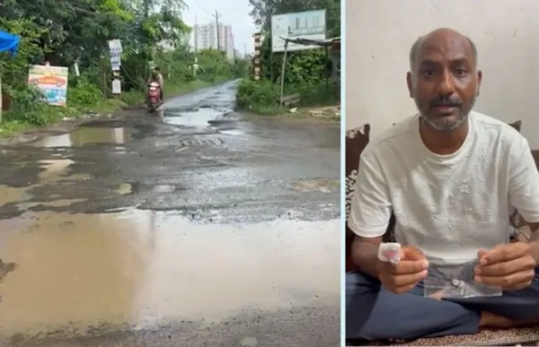 વડોદરામાં ખાડામાં પડતા યુવકની આંગળી કપાઇ ગઇ હોવાનો આરોપ; – આજીવીકા પર જોખમ ઉભુ થતા યુવક દ્વારા પાલિકા પાસે વળતરની માંગણી કરાઇ