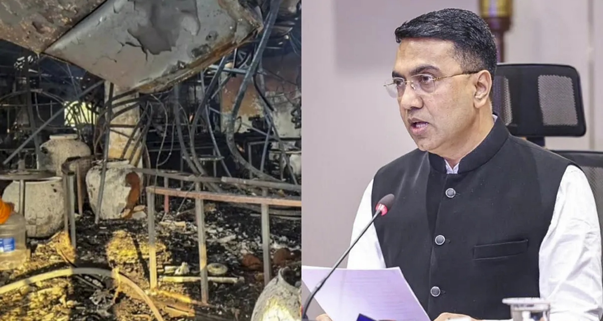 આગ બાદ ગોવા સરકારે લીધો મોટો નિર્ણય, બધી હોટલ, પબ અને નાઈટ ક્લબ પર પ્રતિબંધો લાદ્યા