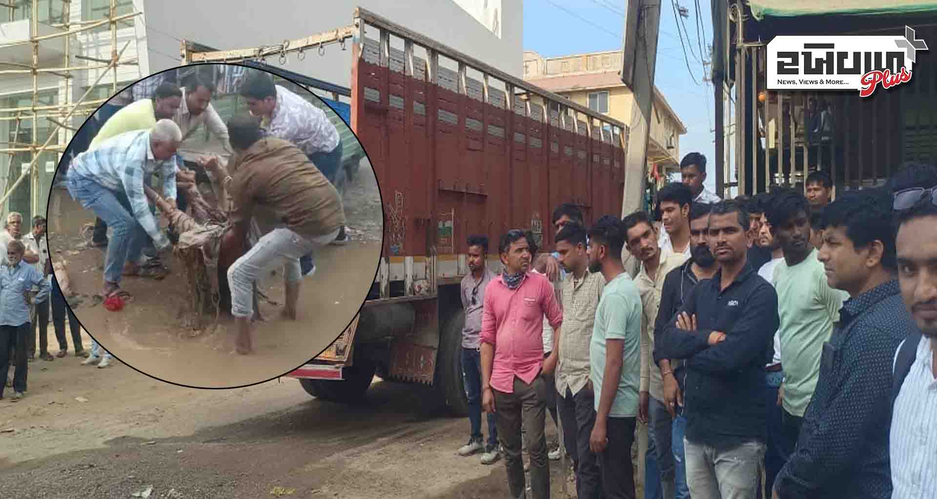 ડીસામાં રાજમંદિર સર્કલ પાસે ગમખ્વાર અકસ્માત ટ્રકની અડફેટે મહિલાનું કરૂણ મોત