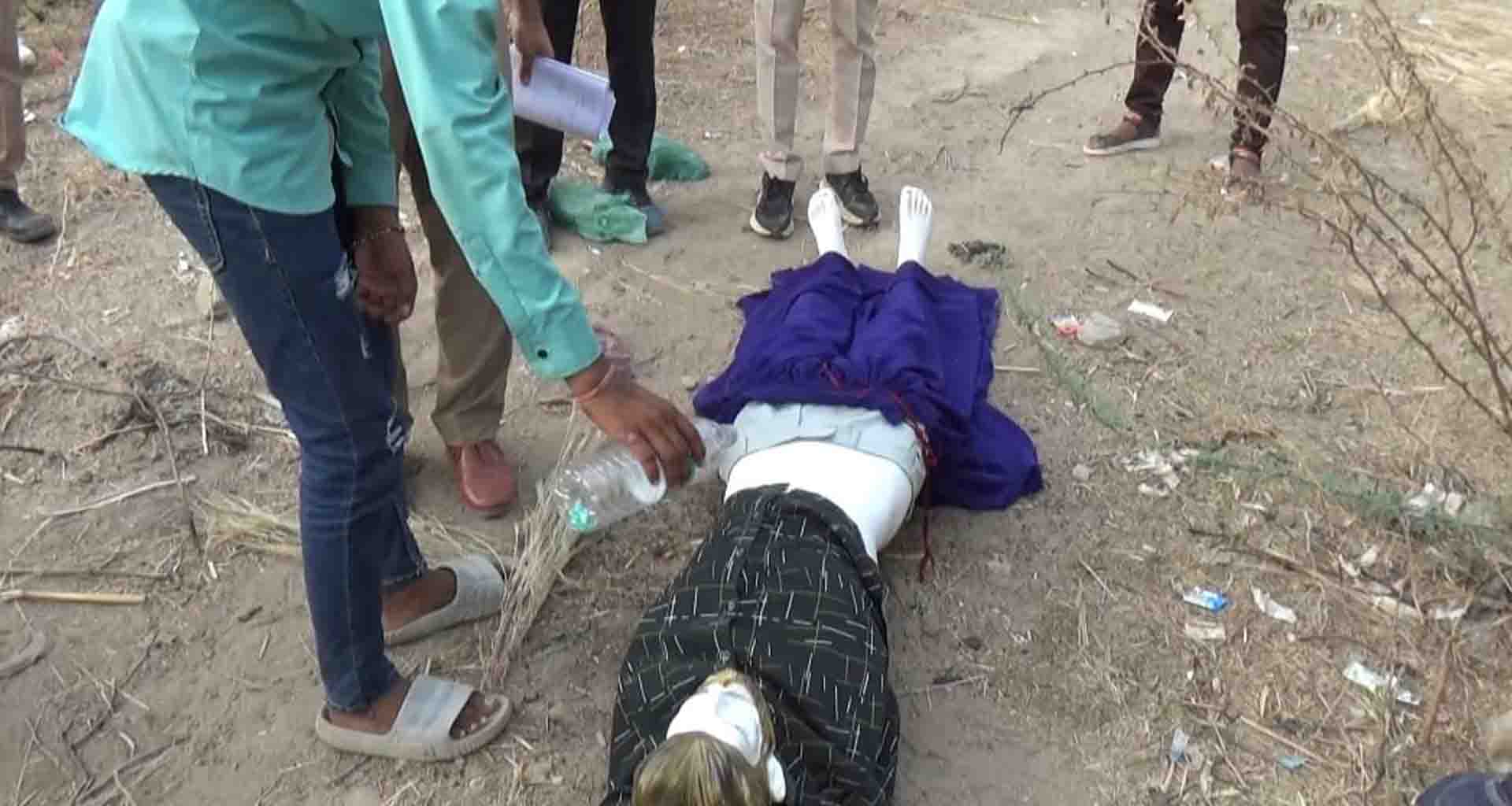 જાખોત્રા ગામે ફિલ્મ સટાઈલે આધેડના મર્ડર કેસના આરોપીનું પોલીસ દ્રારા રી-કન્ટ્રક્શન કરાયું