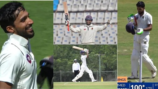 કેરળ અને ગુજરાત વચ્ચે રમાઈ રહેલી રણજી ટ્રોફી સેમિફાઇનલ મેચના બીજા દિવસે મોહમ્મદ અઝહરુદ્દીને શાનદાર સદી ફટકારી