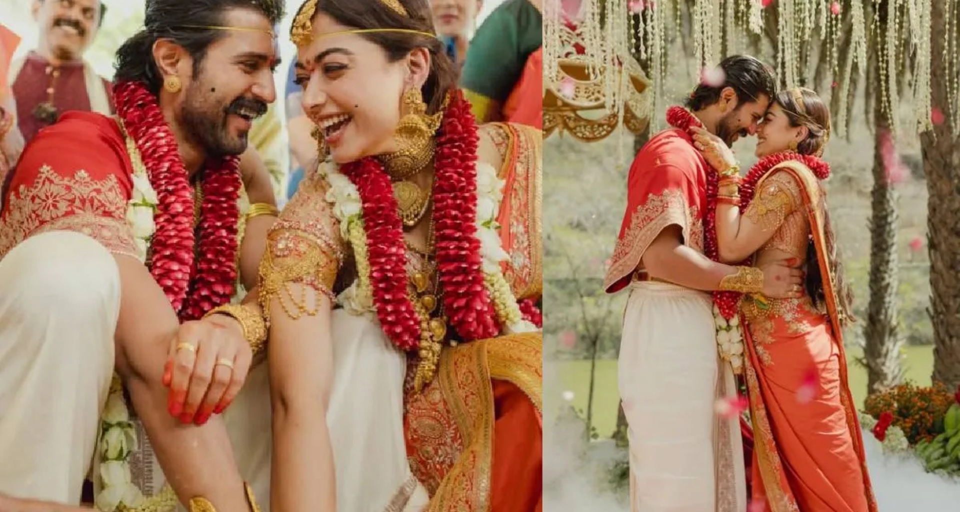 રશ્મિકા મંડન્નાએ વિજય દેવેરાકોંડાના લગ્નના ફોટા શેર કર્યા