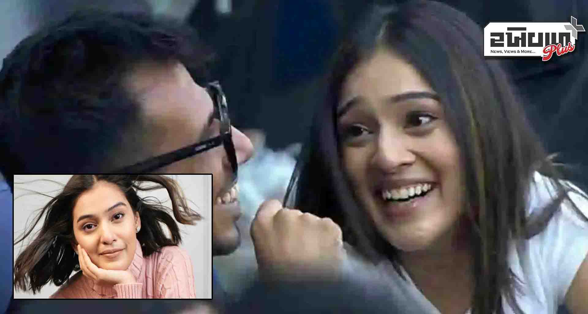 યુઝવેન્દ્ર ચહલ ભારત વિરુદ્ધ ન્યુઝીલેન્ડ મેચ દરમિયાન આરજે મહવાશ સાથે જોવા મળ્યો