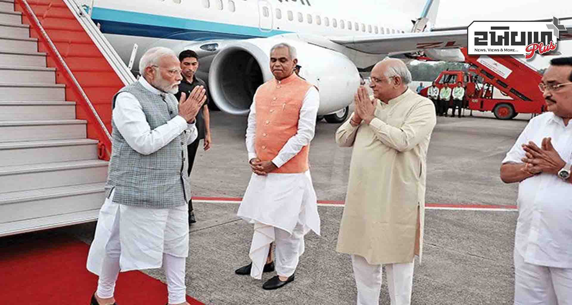 વડાપ્રધાન નરેન્દ્ર મોદી આજથી ગુજરાતના ત્રણ દિવસના પ્રવાસે