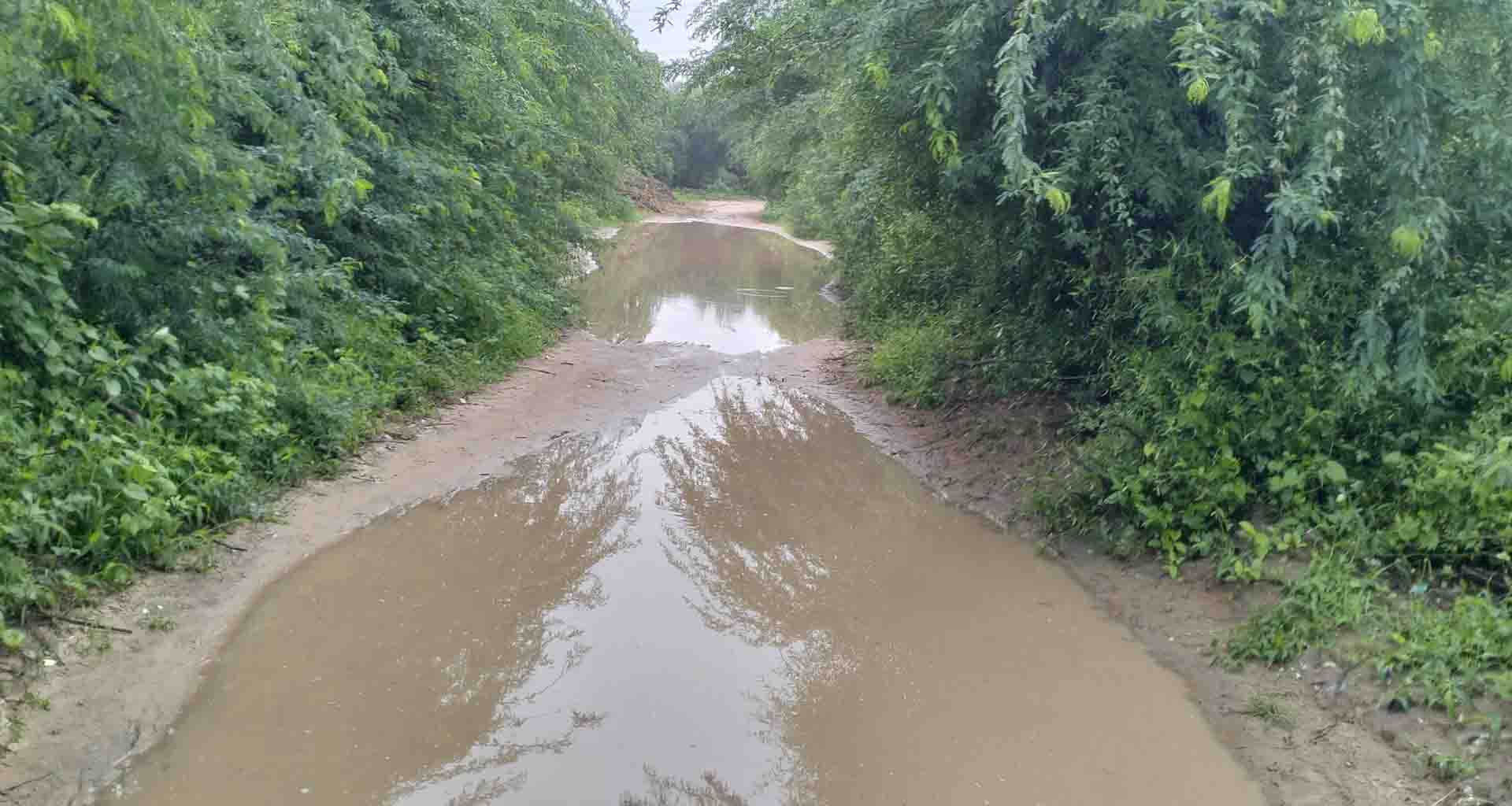 મુડેઠા ગામે સમલીપુરા થી મુડેઠા ગામને જોડતો રસ્તો પાકો બનાવવા માંગ ઉઠી...!