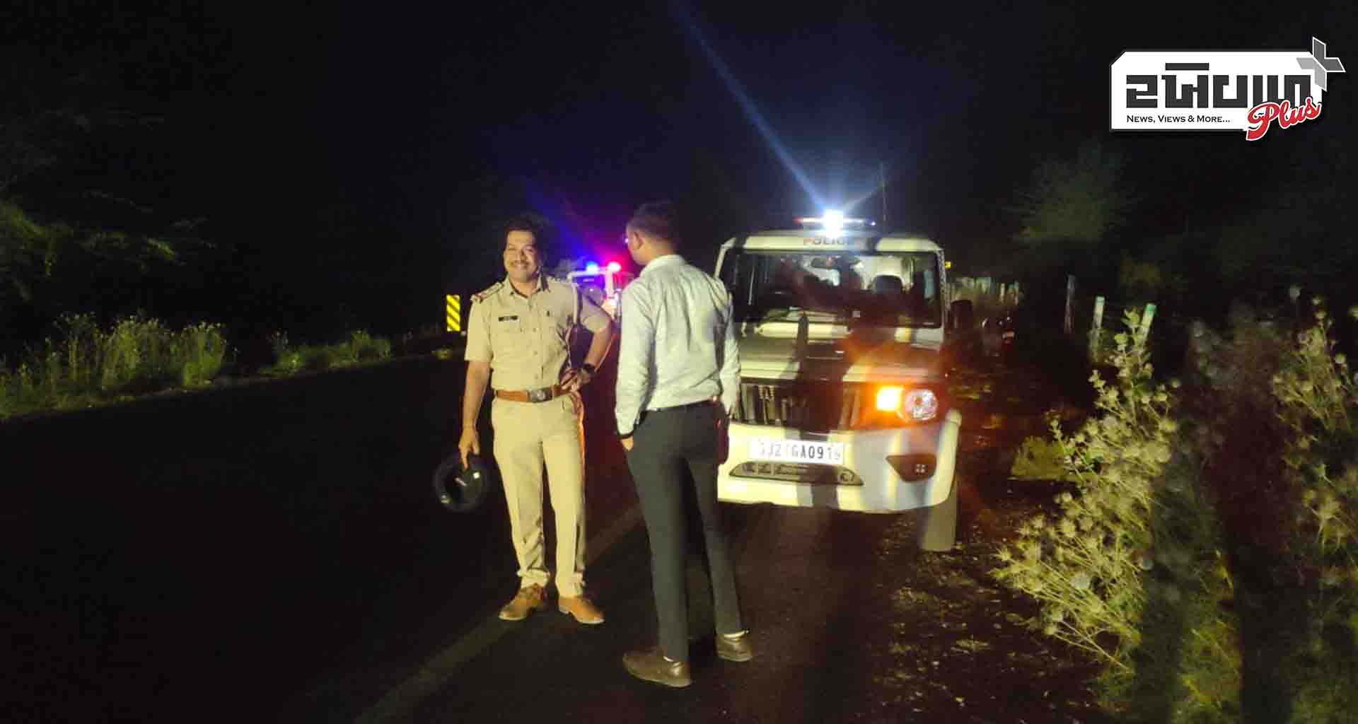 હારીજ નજીક છરીની અણીએ બાઈક સવાર અજાણ્યા શખ્સો રૂ.૨૬ લાખની લૂંટ ચલાવી ફરાર થયા