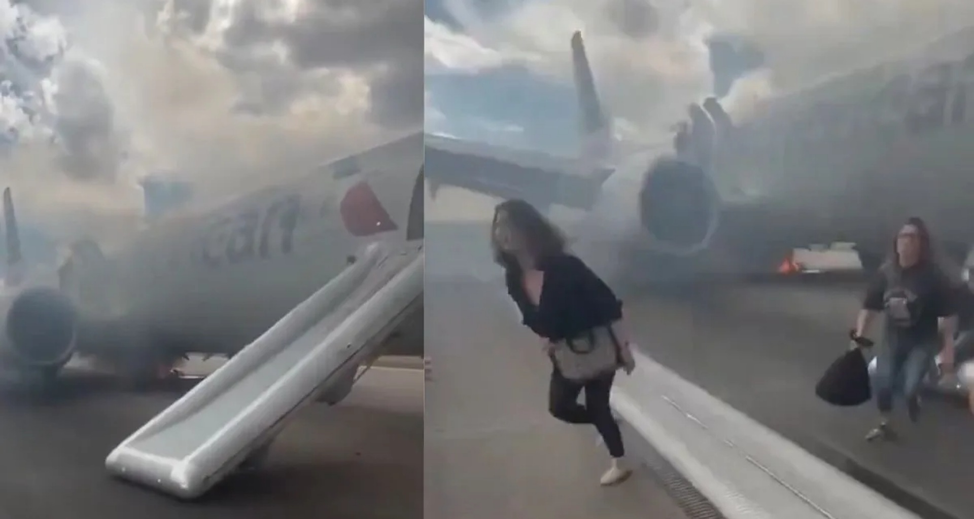 અમેરિકાના ડેનવર ઇન્ટરનેશનલ એરપોર્ટ પર વિમાનના પાછળના ભાગમાં આગ લાગી