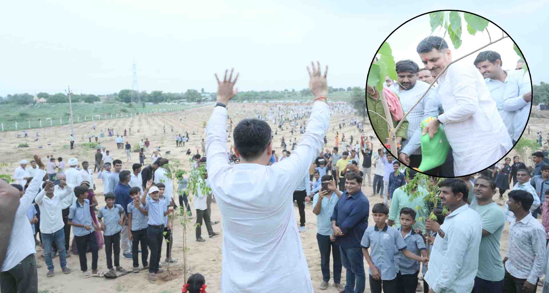 બનાસકાંઠામાં હરિયાળી ક્રાંતિ: ૨૦ વિઘામાં ૧૫ હજાર વૃક્ષારોપણનો સંકલ્પ