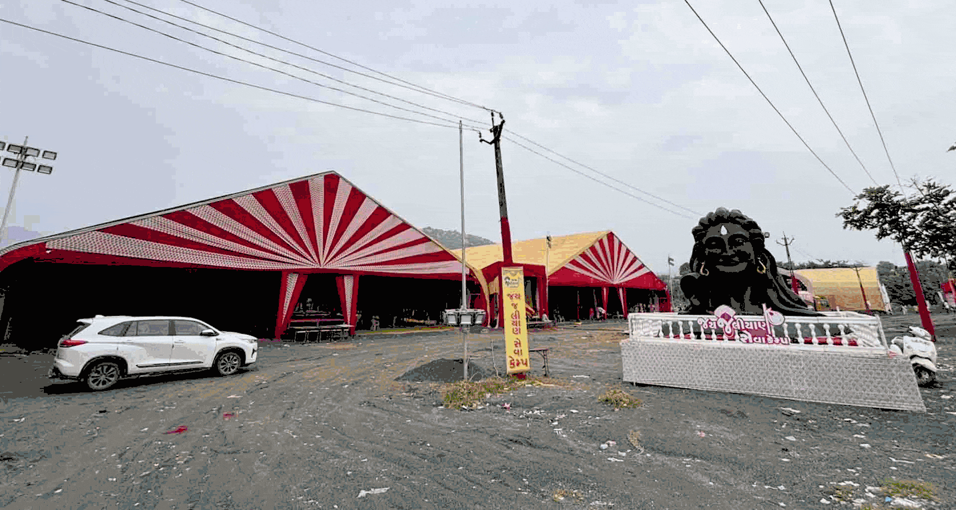 જય જલિયાણ સેવા કેમ્પ રતનપુરમાં 24 કલાક પદયાત્રીકોની સેવા માટે કાર્યરત