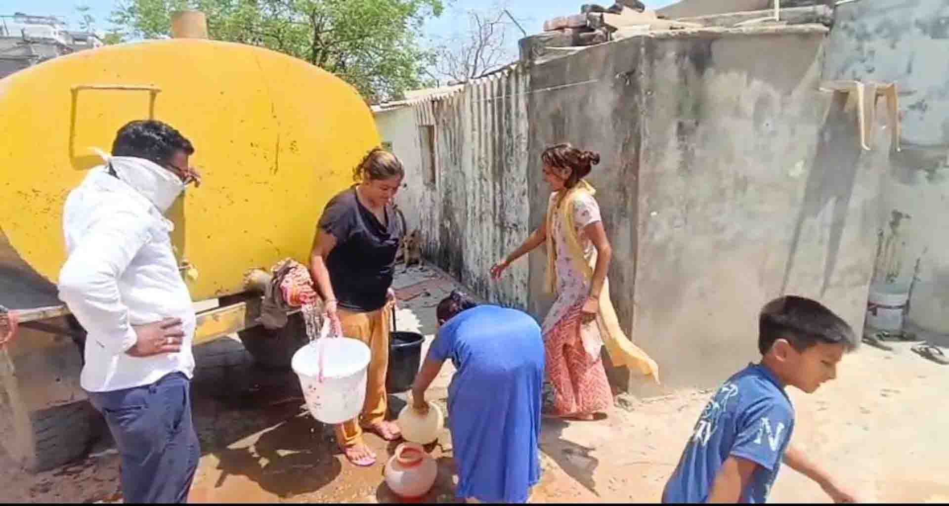 પાલનપુરના વોર્ડ નં.6 માં ભરઉનાળે પાણીની પારાયણ