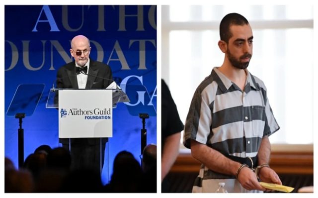 ન્યૂયોર્કમાં સ્ટેજ પર સલમાન રશ્દીને ચાકુ મારનાર હુમલાખોરને કોર્ટે 25 વર્ષની જેલની સજા ફટકારી