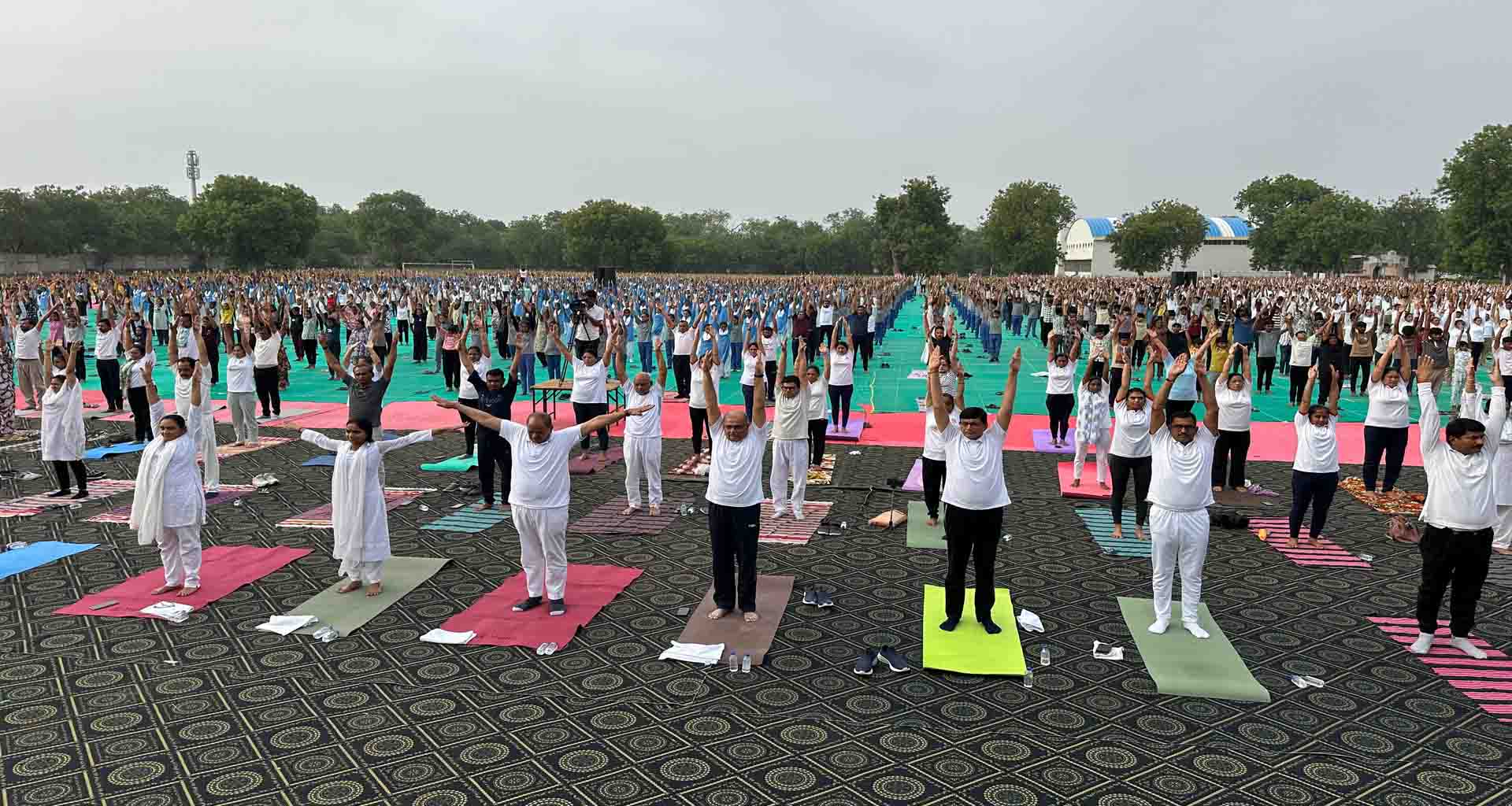 પાટણ રાણ કી વાવ ખાતે અને સિધ્ધપુર ના બિંદુ સરોવર ખાતે વિશ્વ યોગ દિવસની ઉજવણી કરાઈ