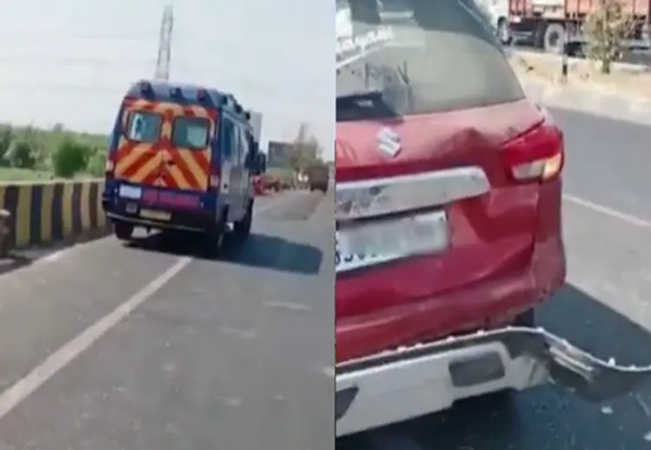 અમદાવાદ-કલોલ હાઈવે પર એસટી બસના ડ્રાઈવરે સ્ટિયરિંગ પરથી કૂબ ગુમાવતા 6 વાહનોને અડફેટે લીધા