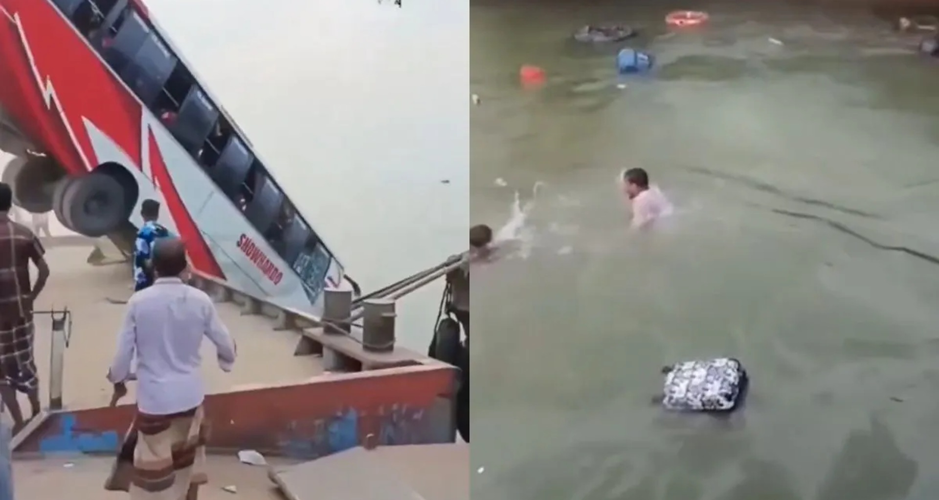 બાંગ્લાદેશમાં મુસાફરોથી ભરેલી બસ પદ્મ નદીમાં પડી, જેમાં 23 લોકોના મોત