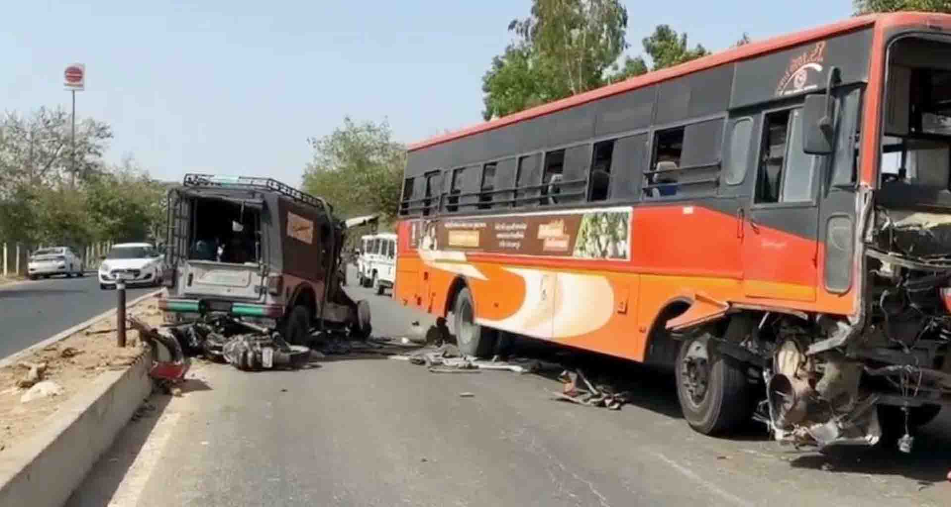 ખેડબ્રહ્માથી અંબાજી તરફ જતી બસ અકસ્માત મૃત્યુઆંક સાત થયો