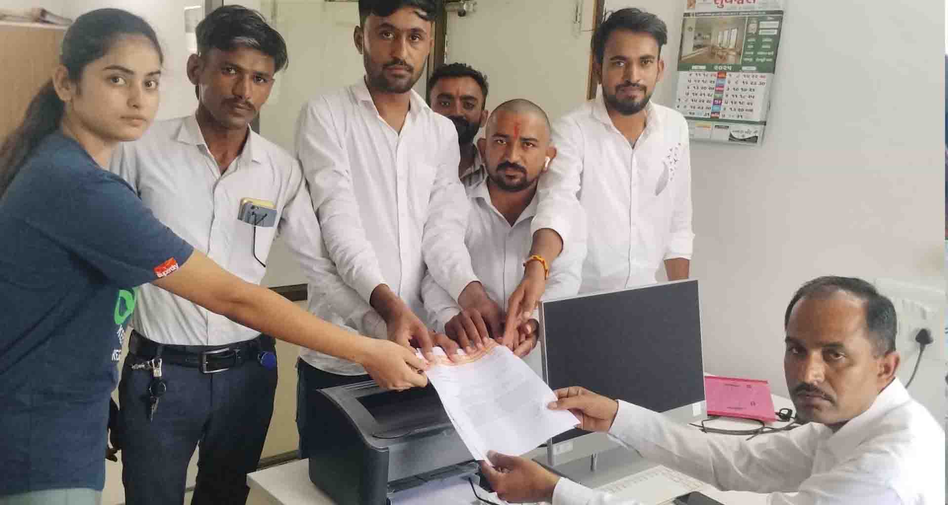 સરકારી કોલેજ થરાદમાં પીવાના પાણીના ધાંધિયા હોઈ એબીવીપીની નગરપાલિકાને રજૂઆત