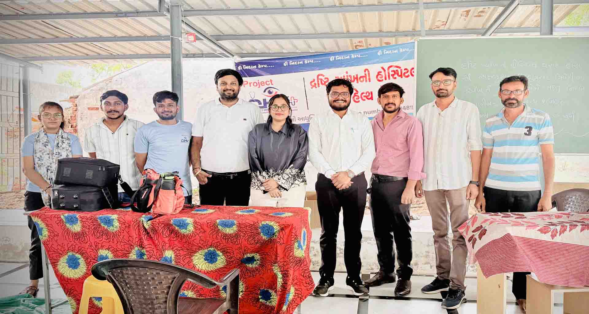 દ્રષ્ટિ આંખની હોસ્પિટલ, થરાદ દ્વારા ટડાવ ગામમાં 517 જેટલા લોકોનું મફત આરોગ્ય ચકાસણી કેમ્પ યોજાયું