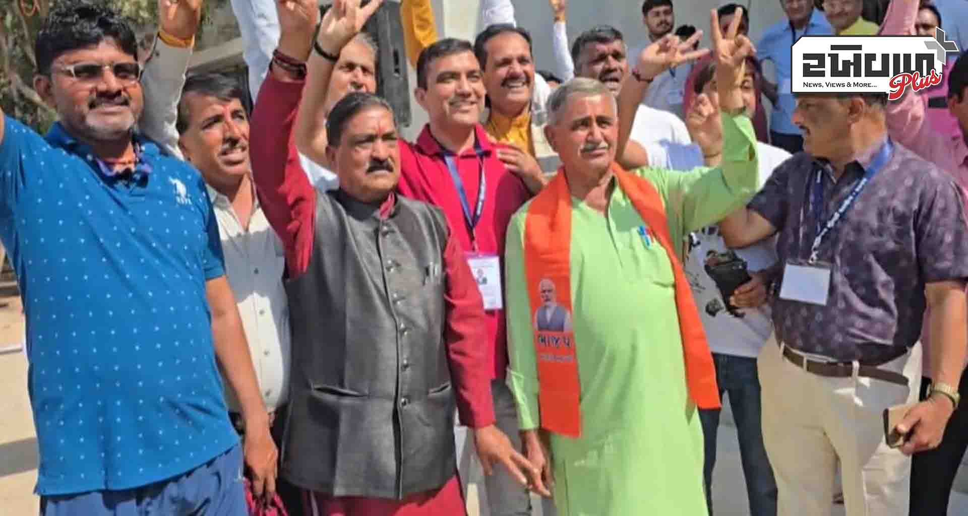 પાટણ જિલ્લામાં યોજાયેલી સ્થાનિક સ્વરાજ્યની ચૂંટણીમાં ભાજપનો ભગવો લહેરાયો