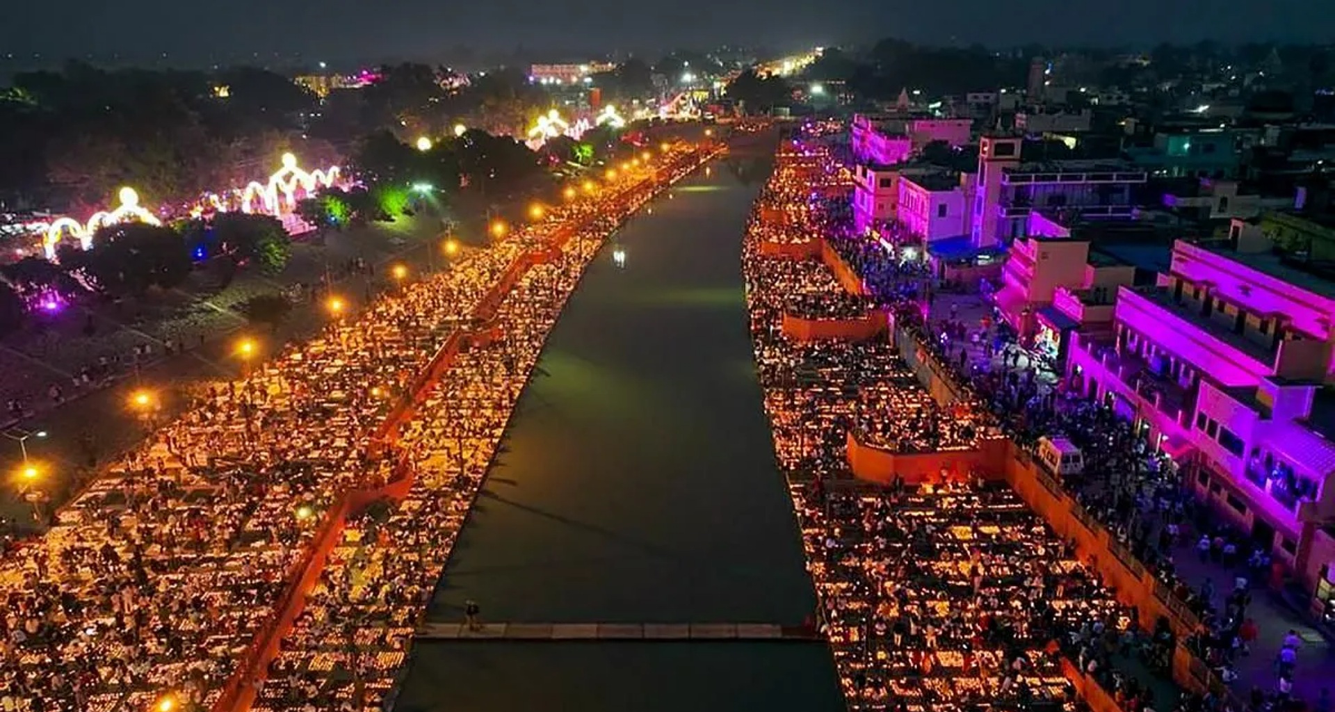 અયોધ્યા વધુ એક વિશ્વ રેકોર્ડ બનાવશે, જેમાં 56 ઘાટ પર 28 લાખ દીવા પ્રગટાવવામાં આવશે