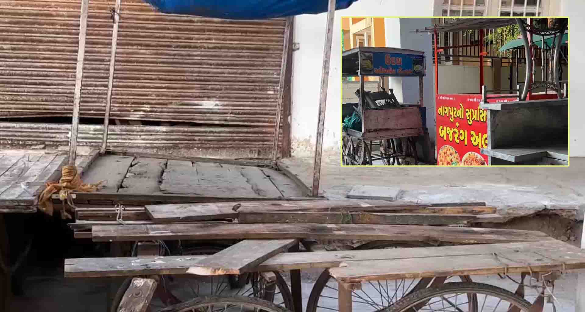 પાલિકા અને પોલીસ તંત્ર દ્વારા ઓવરબ્રિજ નીચેના દબાણો દૂર કરાયા