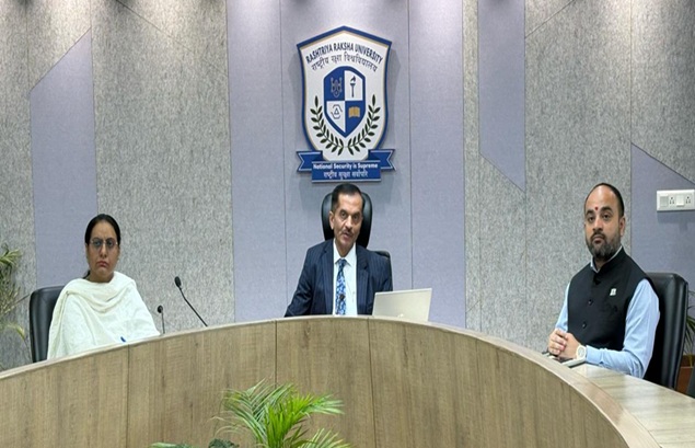 રાષ્ટ્રીય રક્ષા યુનિવર્સિટીએ બેંગલુરુમાં મીડિયા સાથે જોડાણ કરી કાર્યકારી વ્યાવસાયિકો માટે પ્રથમ હાઈબ્રિડ પ્રોગ્રામ ‘માસ્ટર્સ ઈન ફાઈનાન્સિયલ એન્ડ ઈકોનોમિક ક્રાઈમ્સ’ (MFEC)નો પ્રારંભ કર્યો