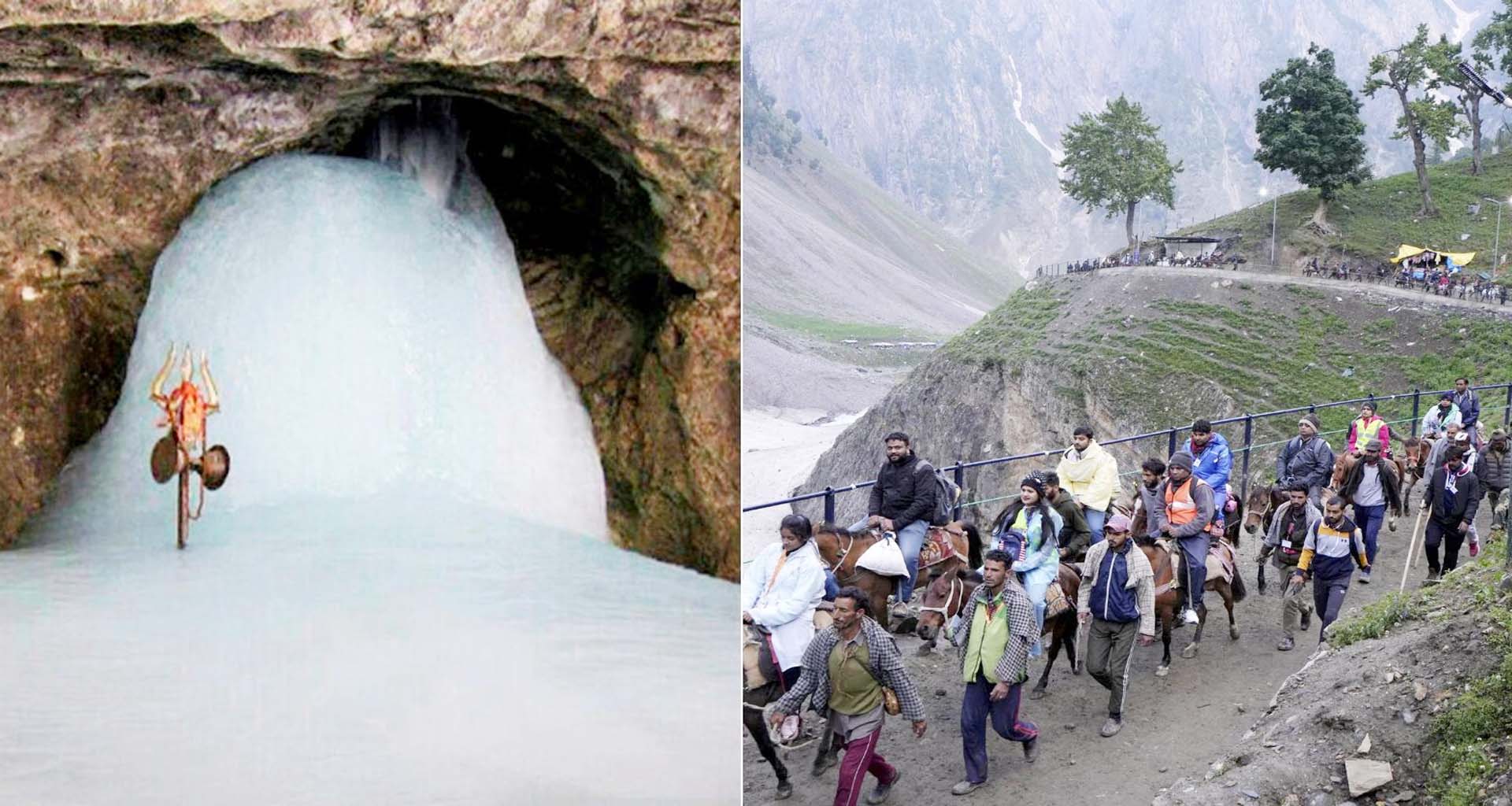 ‘હર હર મહાદેવ' નારાઓ સાથે અમરનાથ યાત્રાનો આરંભ