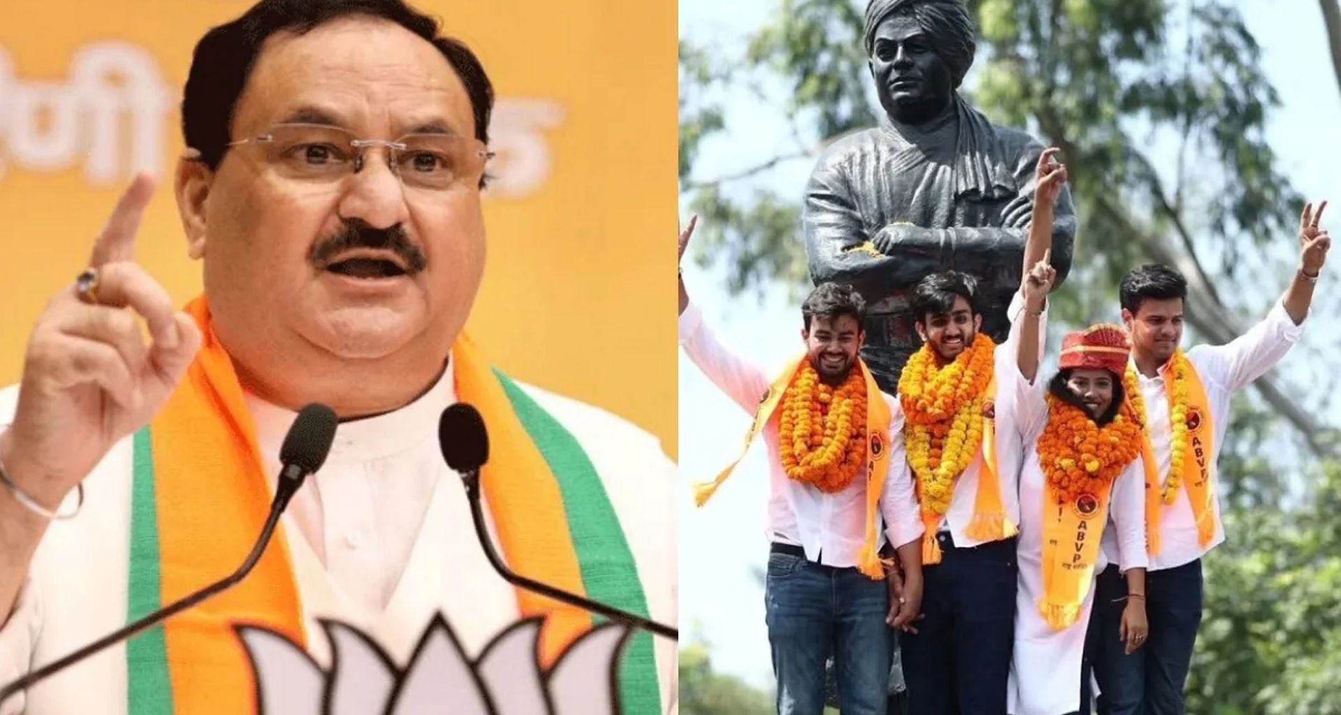 DUSU ચૂંટણીમાં ABVPની જીત પર ભાજપ પ્રમુખ જેપી નડ્ડાનું નિવેદન, જાણો તેમણે શું કહ્યું?