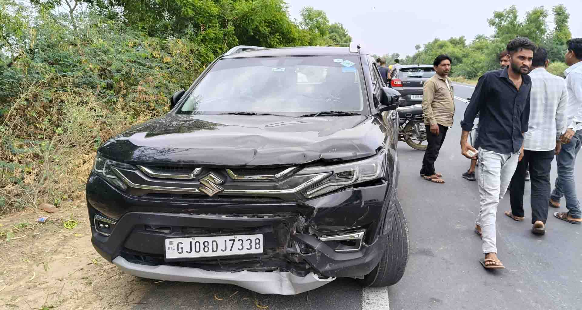 અરડુવાડા પાસે કાર અને બાઈક વચ્ચે અકસ્માતમાં એક વ્યક્તિ ઘાયલ